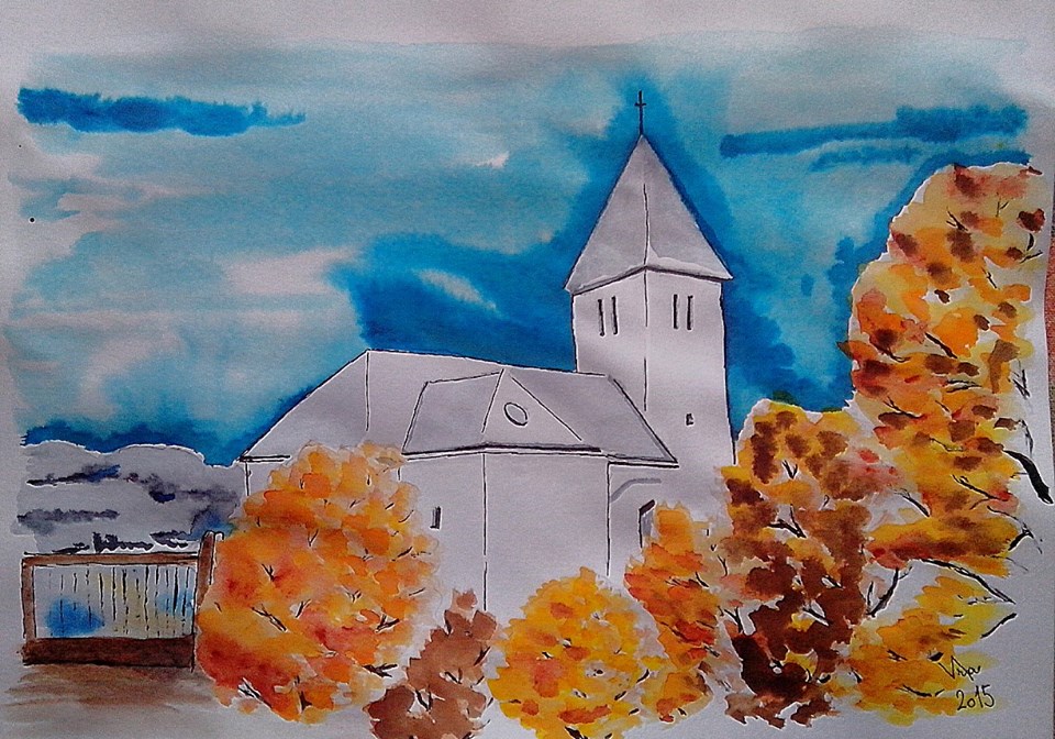 Kostel v Kotešové podzimní I